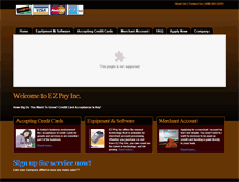 Tablet Screenshot of ezpayinc.com